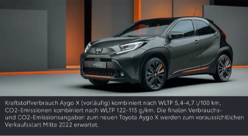 Der neue Toyota Aygo X